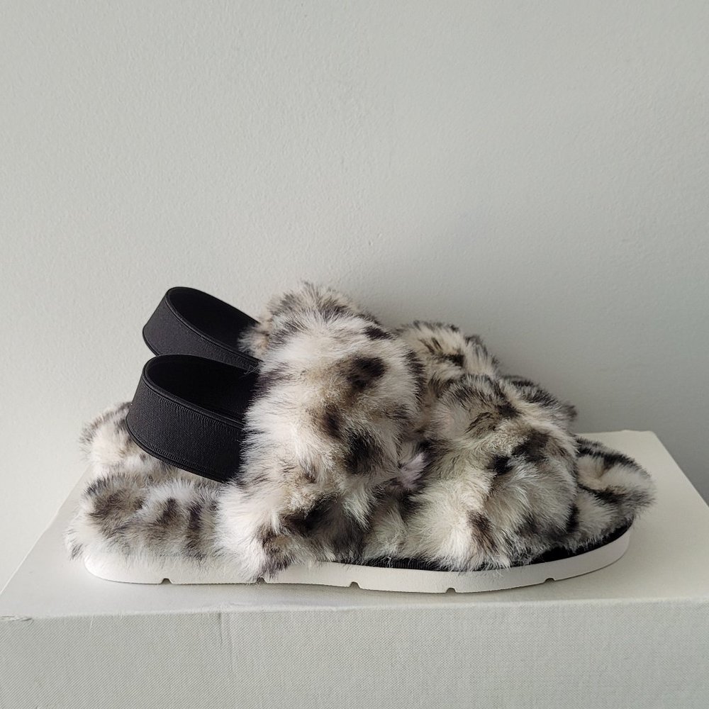$39 NWT (7) Dolce Vita Pochy Faux Fur Slingback Slipper - Picture 4 of 11